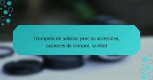 Trompeta de bolsillo: precios accesibles, opciones de compra, calidad