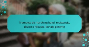 Trompeta de marching band: resistencia, diseño robusto, sonido potente